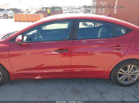 5NPD84LFXJH353562 2018 HYUNDAI ELANTRA Red Սալոնի 360 աստիճան տեսք