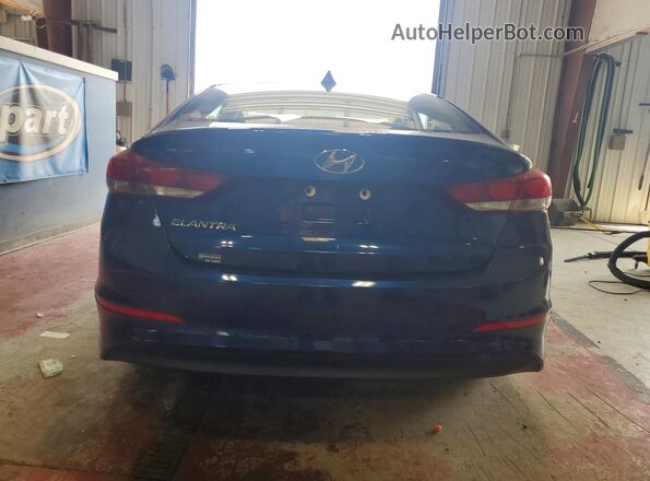 5NPD84LFXJH362620 2018 HYUNDAI ELANTRA Синий Вид сзади