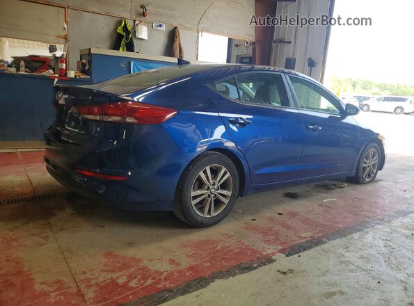 5NPD84LFXJH362620 2018 HYUNDAI ELANTRA Синий Задняя правая четверть