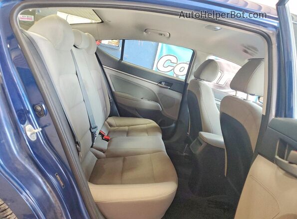5NPD84LFXJH362620 2018 HYUNDAI ELANTRA Синий Вид задних сидений