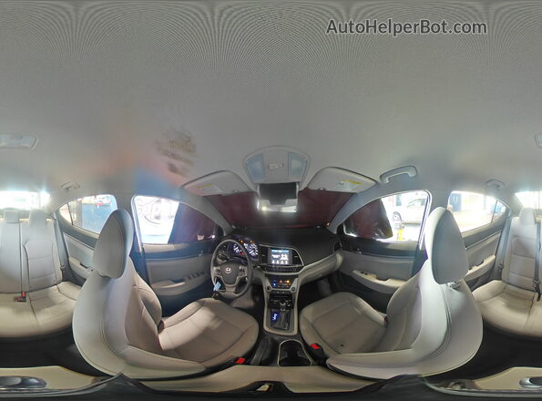 5NPD84LFXJH362620 2018 HYUNDAI ELANTRA Синий Панорамный вид салона 360°