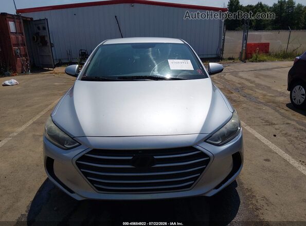 5NPD84LFXJH381765 2018 HYUNDAI ELANTRA Silver Вид щитка приладів