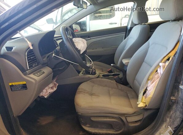 5NPD84LFXJH392281 2018 HYUNDAI ELANTRA Black Front interior view