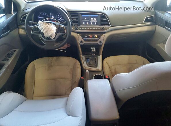 5NPD84LFXJH392281 2018 HYUNDAI ELANTRA Black Dashboard view