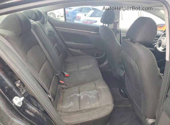 5NPD84LFXJH397352 2018 HYUNDAI ELANTRA Black Rear seats view