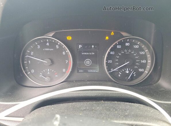 5NPD84LFXJH397352 2018 HYUNDAI ELANTRA Black Instrument cluster view