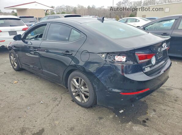 5NPD84LFXJH397352 2018 HYUNDAI ELANTRA Black Rear left