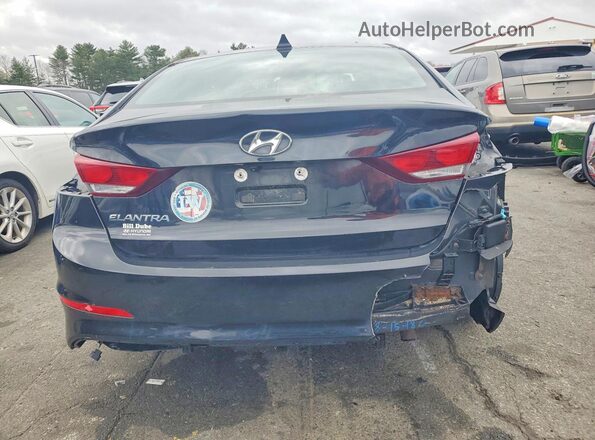 5NPD84LFXJH397352 2018 HYUNDAI ELANTRA Black Rear view