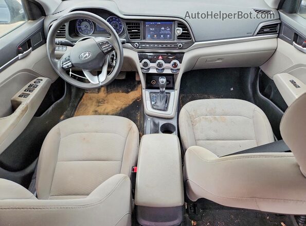5NPD84LFXKH403958 2019 HYUNDAI ELANTRA Black წინა პანელის ხედი