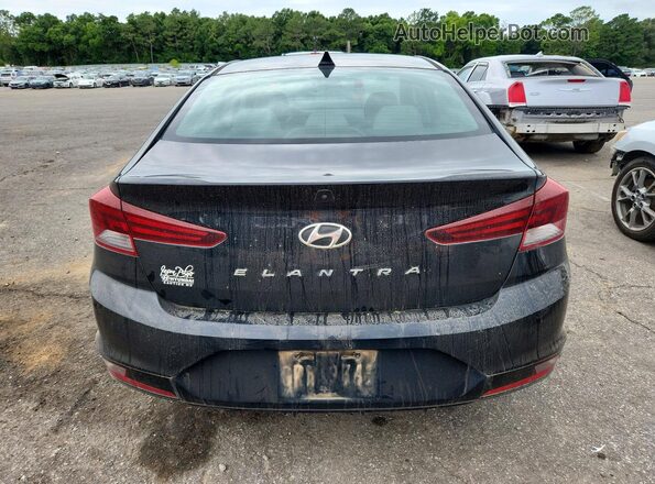 5NPD84LFXKH403958 2019 HYUNDAI ELANTRA Black უკანა ხედი