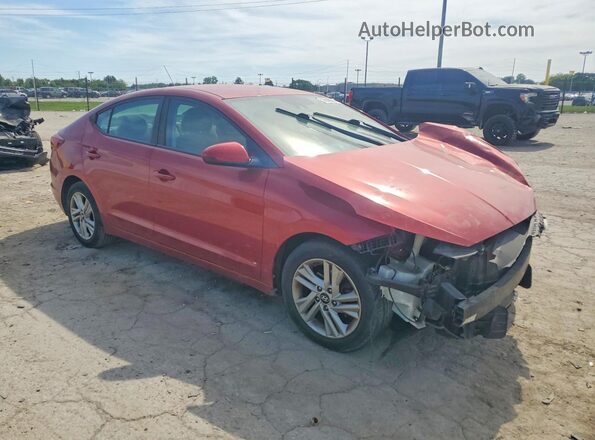 5NPD84LFXKH408822 2019 HYUNDAI ELANTRA Red Przód prawy