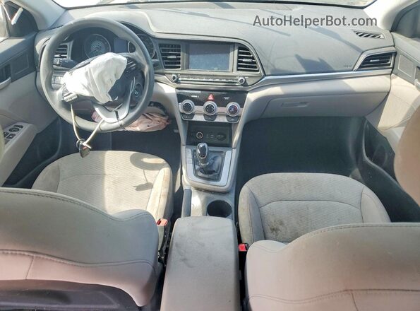 5NPD84LFXKH408822 2019 HYUNDAI ELANTRA Red Widok deski rozdzielczej