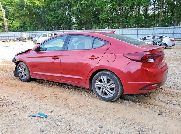 5NPD84LFXKH420260 2019 HYUNDAI ELANTRA Red Rear left