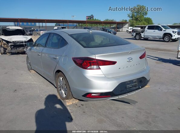 5NPD84LFXKH425359 2019 HYUNDAI ELANTRA Silver Հետևի ձախ