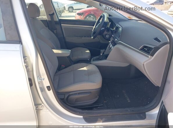 5NPD84LFXKH425359 2019 HYUNDAI ELANTRA Silver Սալոնի դիմացի տեսք