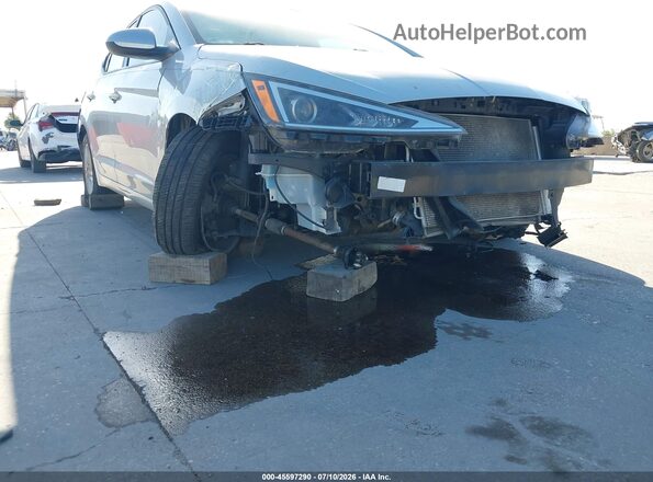 5NPD84LFXKH425359 2019 HYUNDAI ELANTRA Silver Դիմացի տեսք