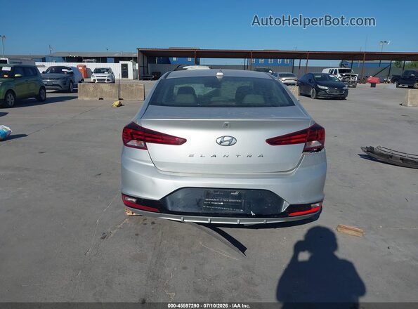 5NPD84LFXKH425359 2019 HYUNDAI ELANTRA Silver 