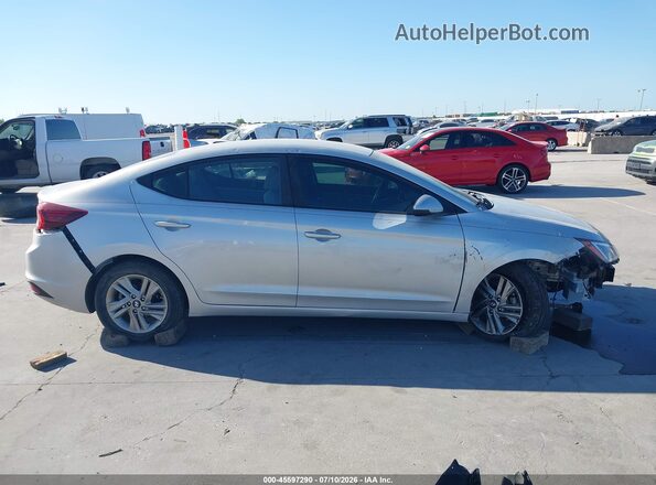 5NPD84LFXKH425359 2019 HYUNDAI ELANTRA Silver Սալոնի հետևի տեսք