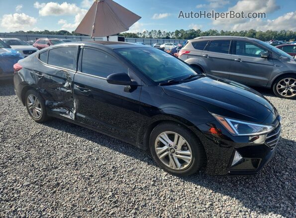 5NPD84LFXKH430643 2019 HYUNDAI ELANTRA Black წინა მარჯვენა