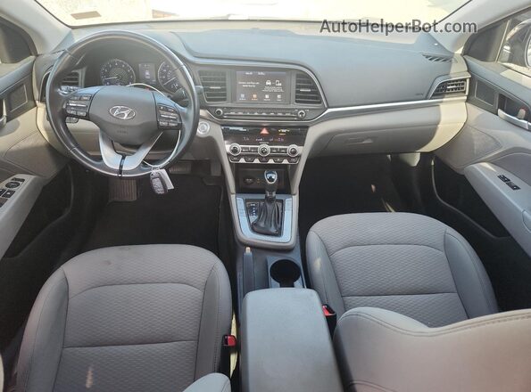 5NPD84LFXKH430643 2019 HYUNDAI ELANTRA Black წინა პანელის ხედი