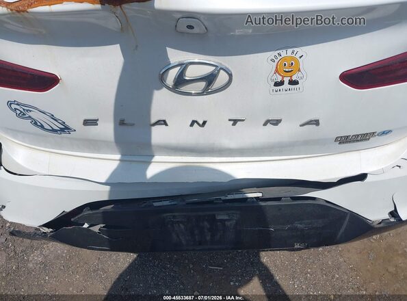 5NPD84LFXKH446356 2019 HYUNDAI ELANTRA Белый Вид спереди
