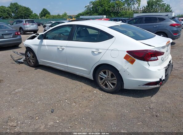 5NPD84LFXKH446356 2019 HYUNDAI ELANTRA Белый Задняя левая четверть