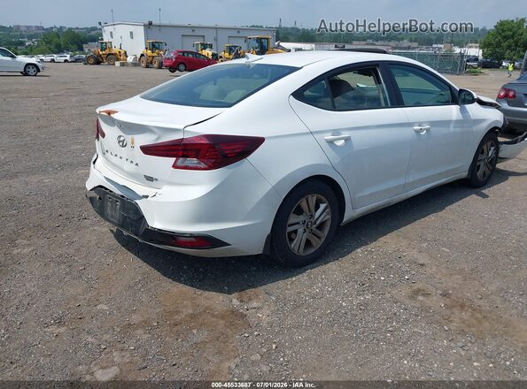 5NPD84LFXKH446356 2019 HYUNDAI ELANTRA Белый Задняя правая четверть