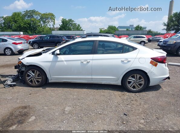 5NPD84LFXKH446356 2019 HYUNDAI ELANTRA Белый Вид задней части салона
