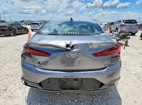 5NPD84LFXKH478272 2019 HYUNDAI ELANTRA Gray Вид ззаду