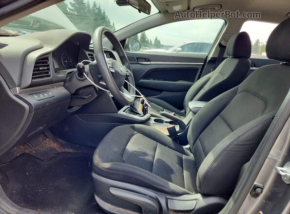 5NPD84LFXLH510977 2020 HYUNDAI ELANTRA Gray Вид салону спереду