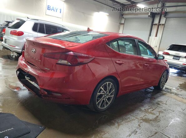 5NPD84LFXLH525253 2020 HYUNDAI ELANTRA Red Tył prawy