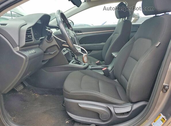 5NPD84LFXLH527374 2020 HYUNDAI ELANTRA Gray Front interior view