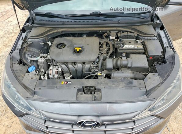 5NPD84LFXLH527374 2020 HYUNDAI ELANTRA Gray Rear interior view