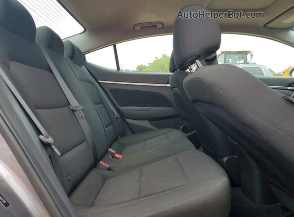 5NPD84LFXLH527374 2020 HYUNDAI ELANTRA Gray Rear seats view