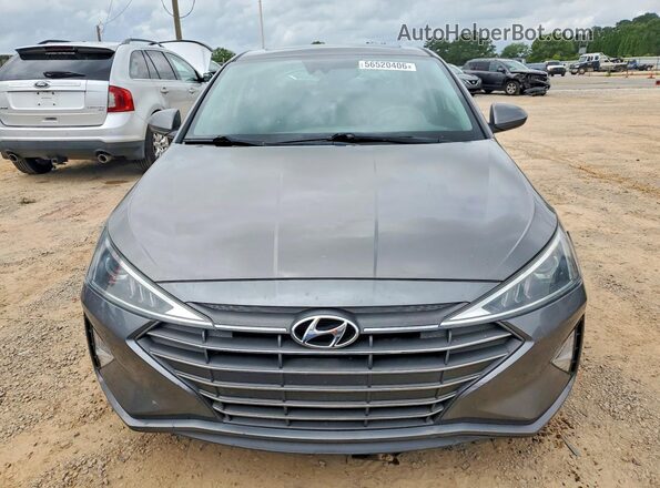 5NPD84LFXLH527374 2020 HYUNDAI ELANTRA Gray Front view