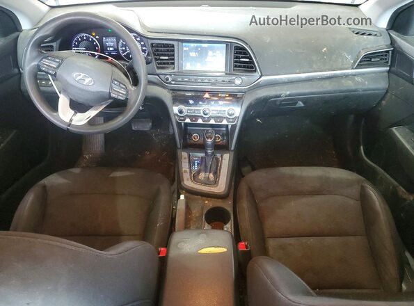 5NPD84LFXLH571858 2020 HYUNDAI ELANTRA Черный Вид панели приборов