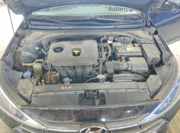 5NPD84LFXLH571858 2020 HYUNDAI ELANTRA Черный Вид задней части салона