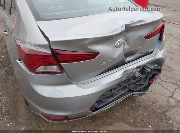 5NPD84LFXLH585453 2020 HYUNDAI ELANTRA Silver Vista frontal