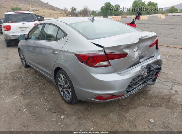 5NPD84LFXLH585453 2020 HYUNDAI ELANTRA Silver Trasero izquierdo