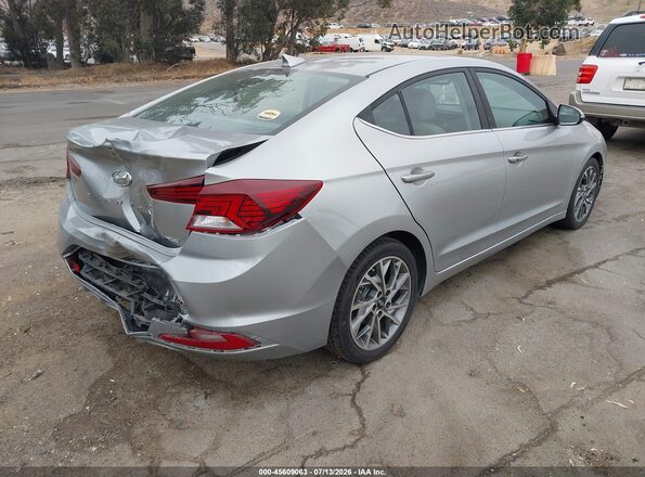5NPD84LFXLH585453 2020 HYUNDAI ELANTRA Silver Trasero derecho