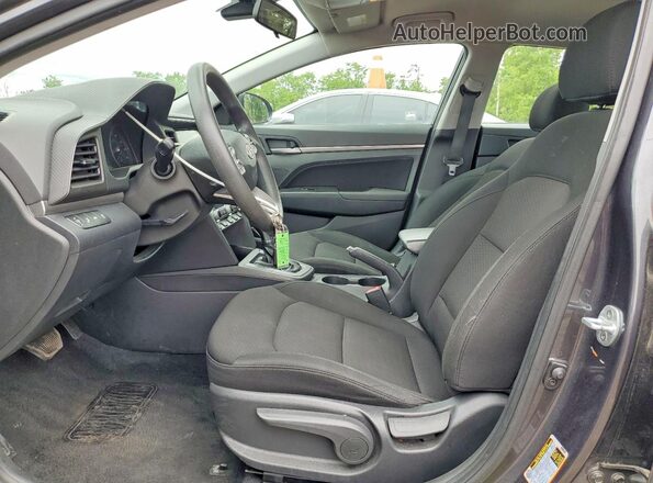 5NPD84LFXLH623683 2020 HYUNDAI ELANTRA Gray წინა სალონის ხედი