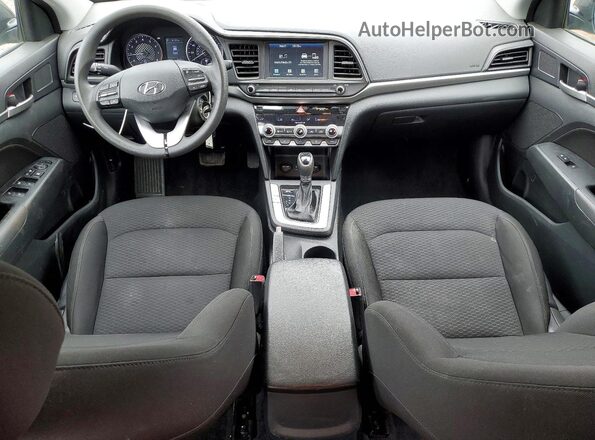 5NPD84LFXLH623683 2020 HYUNDAI ELANTRA Gray წინა პანელის ხედი