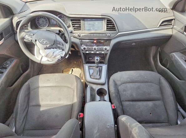 5NPD84LFXLH631282 2020 HYUNDAI ELANTRA White Widok deski rozdzielczej