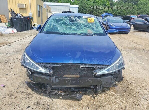 5NPD84LFXLH632707 2020 HYUNDAI ELANTRA Blue Вид спереду