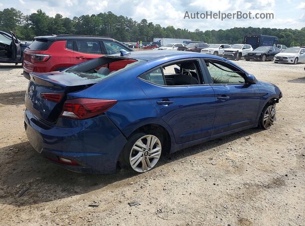 5NPD84LFXLH632707 2020 HYUNDAI ELANTRA Blue Задня права чверть