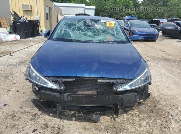 5NPD84LFXLH632707 2020 HYUNDAI ELANTRA Blue Панорамний вид салону 360°