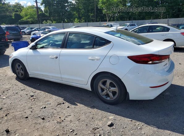 5NPD94LA1JH370722 2018 HYUNDAI ELANTRA White უკანა მარცხენა