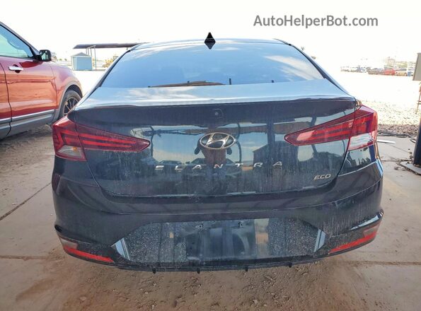 5NPD94LA6KH431211 2019 HYUNDAI ELANTRA Black უკანა ხედი