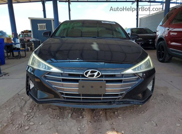 5NPD94LA6KH431211 2019 HYUNDAI ELANTRA Black წინა ხედი