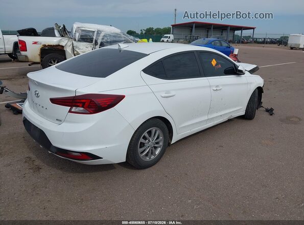 5NPD94LA8LH561377 2020 HYUNDAI ELANTRA White Задня права чверть